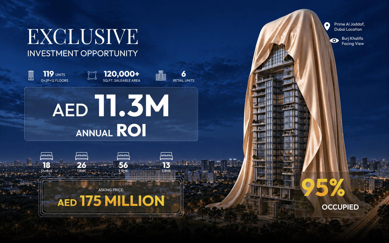 AFAQ Al Manzil investment opportunity in Al Jaddaf, Dubai
