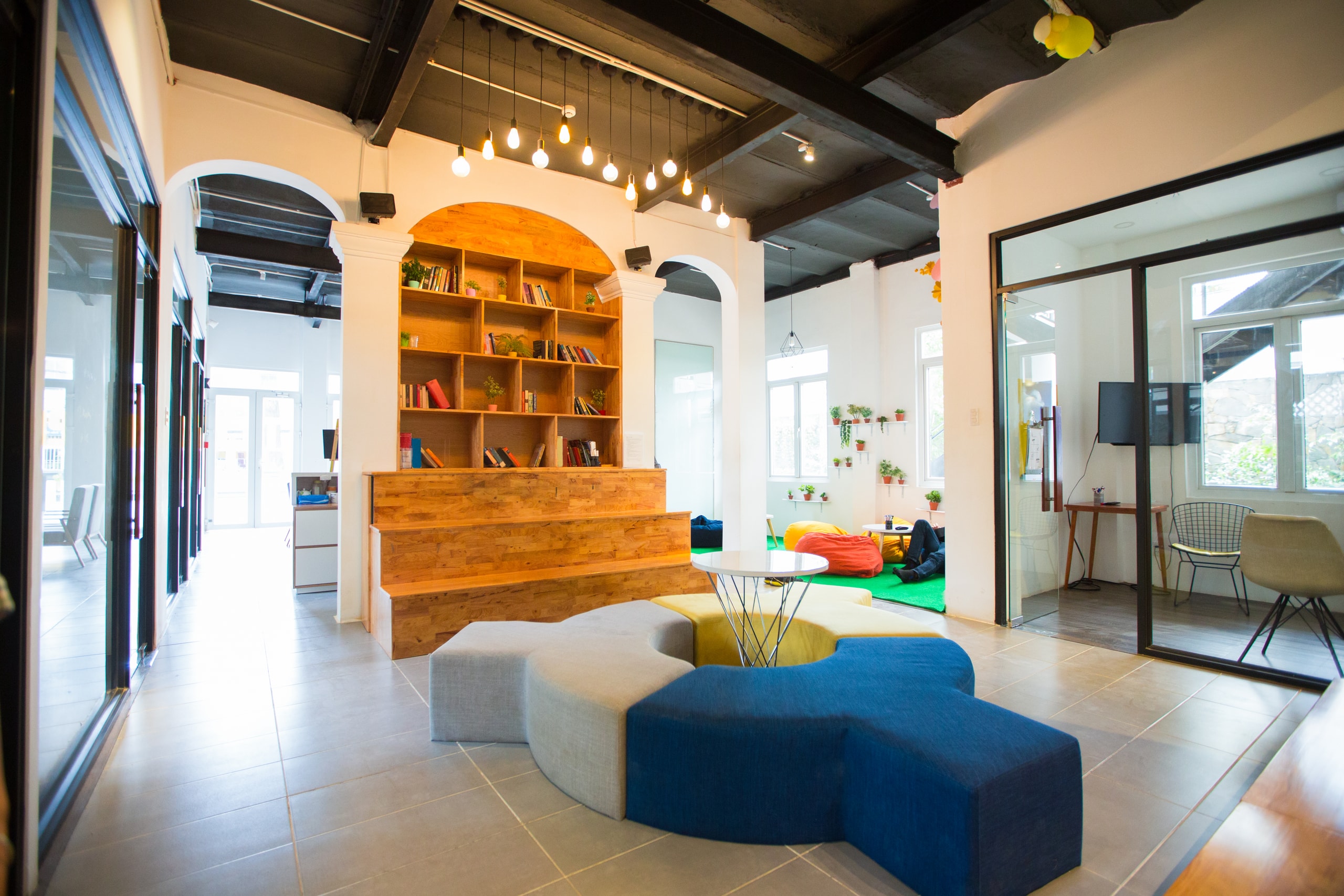 Modern office interior at Afaq Al Manzil